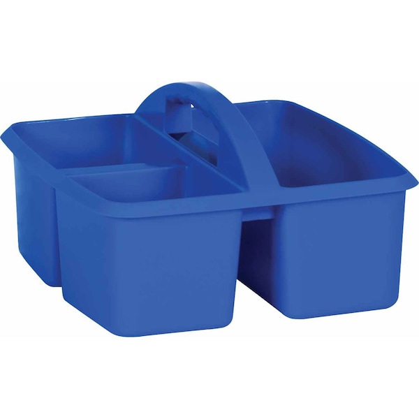 Blue Plastic Storage Caddy, PK6